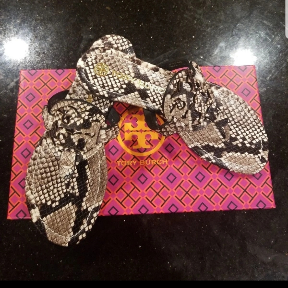 NEW Tory burch miller sandals - Picture 1 of 9